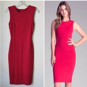 Bebe Bodycon Midi Cocktail Dress